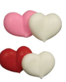 Mini Double Heart Icing, 8ct