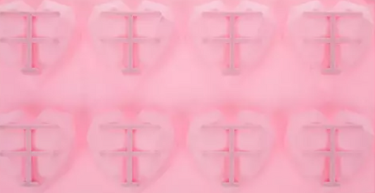 Diamond Hearts Silicone Mold