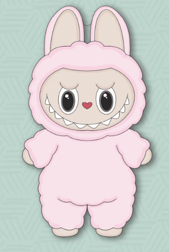 Labubu Monster cookie cutter,