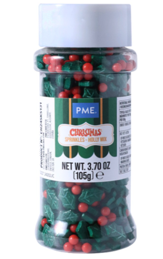 Christmas Sprinkles - Holly Mix