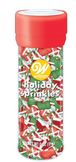 Holiday Santa Hat Tall Sprinkle Mix