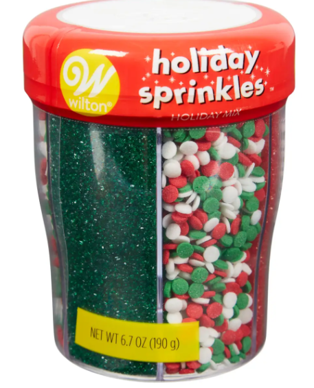 6-Cell Traditional Christmas Sprinkles