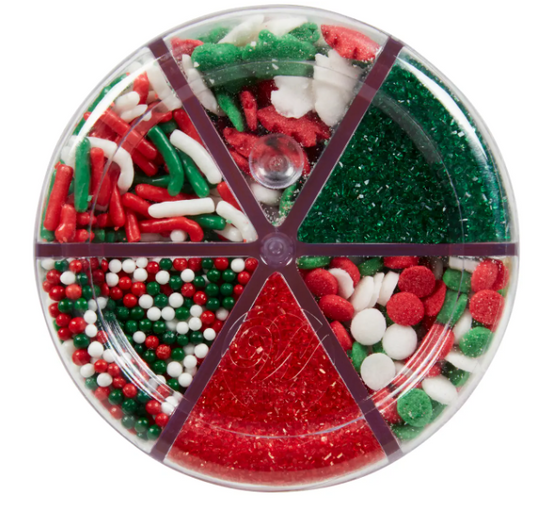 6-Cell Traditional Christmas Sprinkles