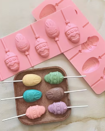 Egg Shaped Silicone Mold for Lollipops