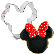 Girl Mouse with Bow Cookie Cutter, 3.5"