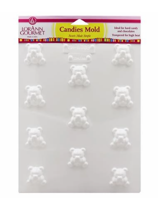 TEDDY BEAR CANDIES SHEET MOLD