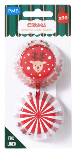 Mini Christmas cupcakes liner ,  60ct