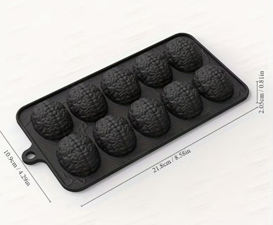 Brain chocolate mold