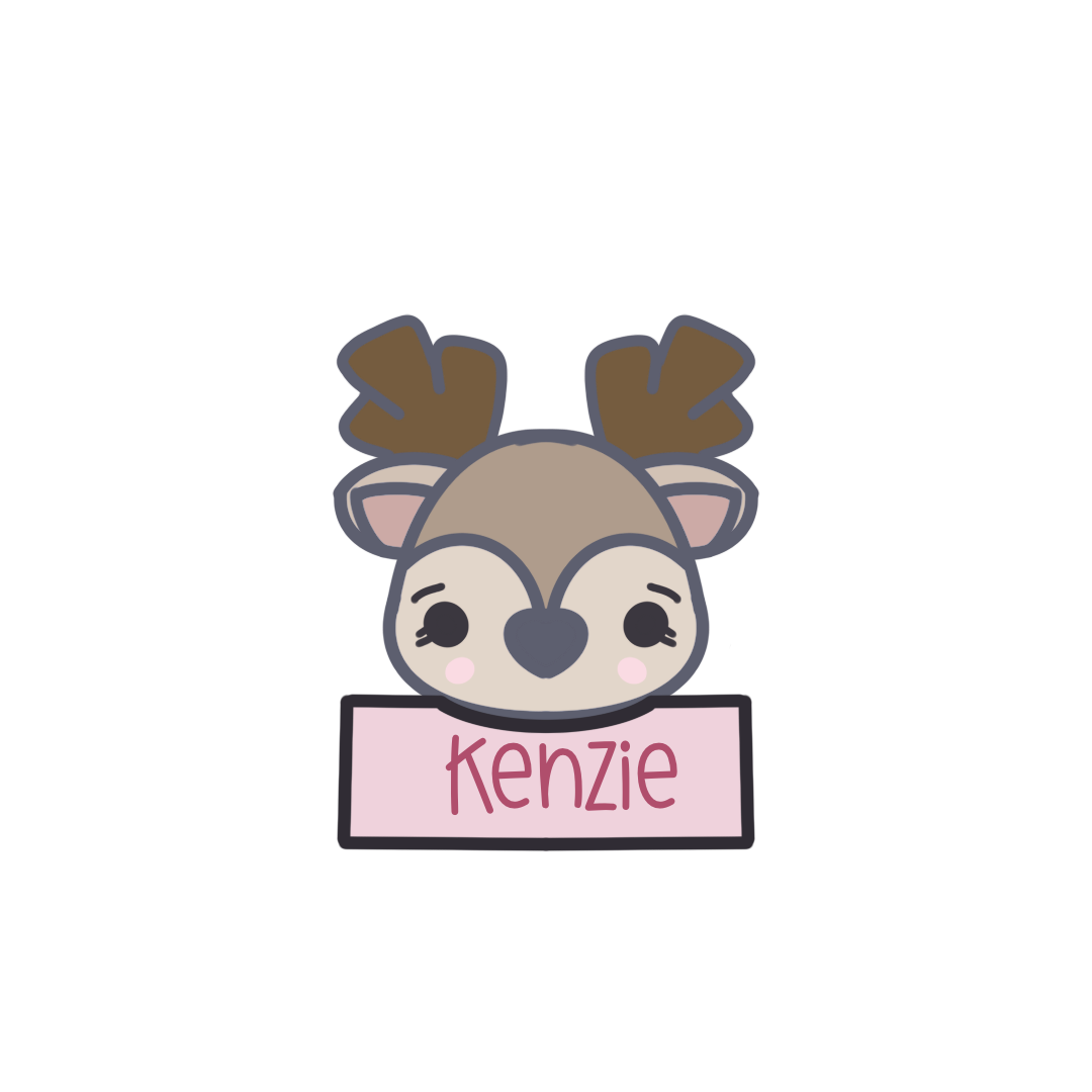 Reindeer Plaque Cookie Cutter