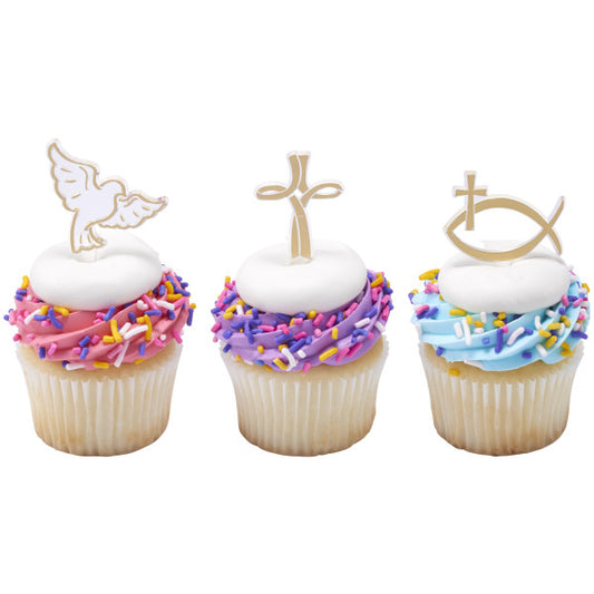 Baptism topper, 12ct