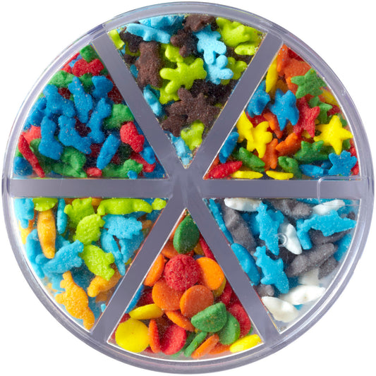 Animals and Stars 6-Cell Sprinkle Mix, 2.3 oz.