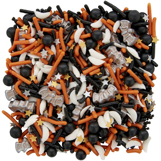 Starry Night Halloween Bat and Stars Sprinkle Mix, 4.1 oz.