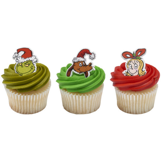 The Grinch cupcakes ring , 6ct