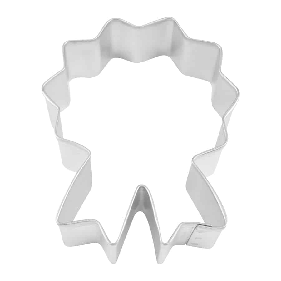 MEDALLION/RIBBON COOKIE CUTTER (3.5″)