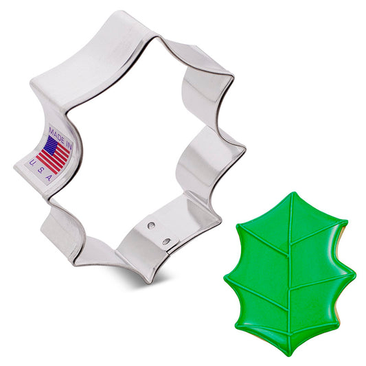 Holly Leaf Cookie Cutter 3 1/8"