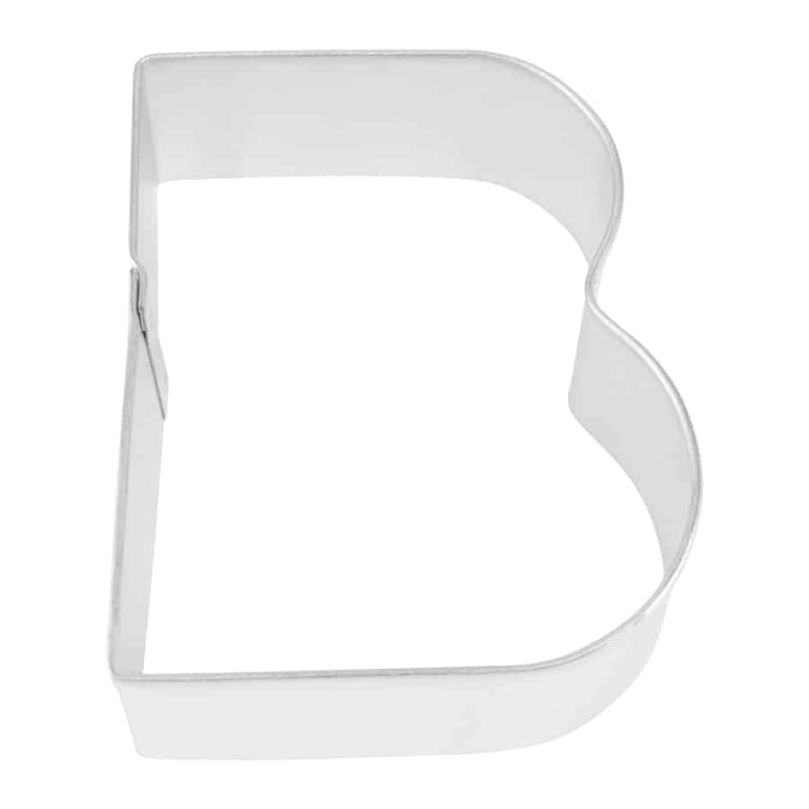 LETTER B COOKIE CUTTER (2.75″)