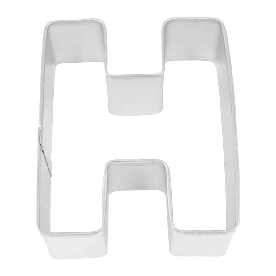 LETTER H COOKIE CUTTER (2.75″)