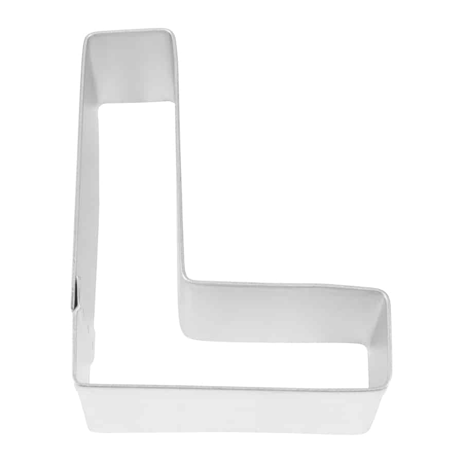 LETTER L COOKIE CUTTER (2.75″)