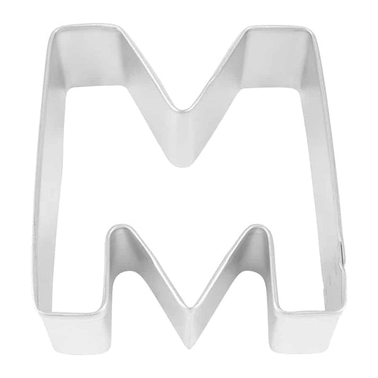 LETTER M COOKIE CUTTER (2.75″)