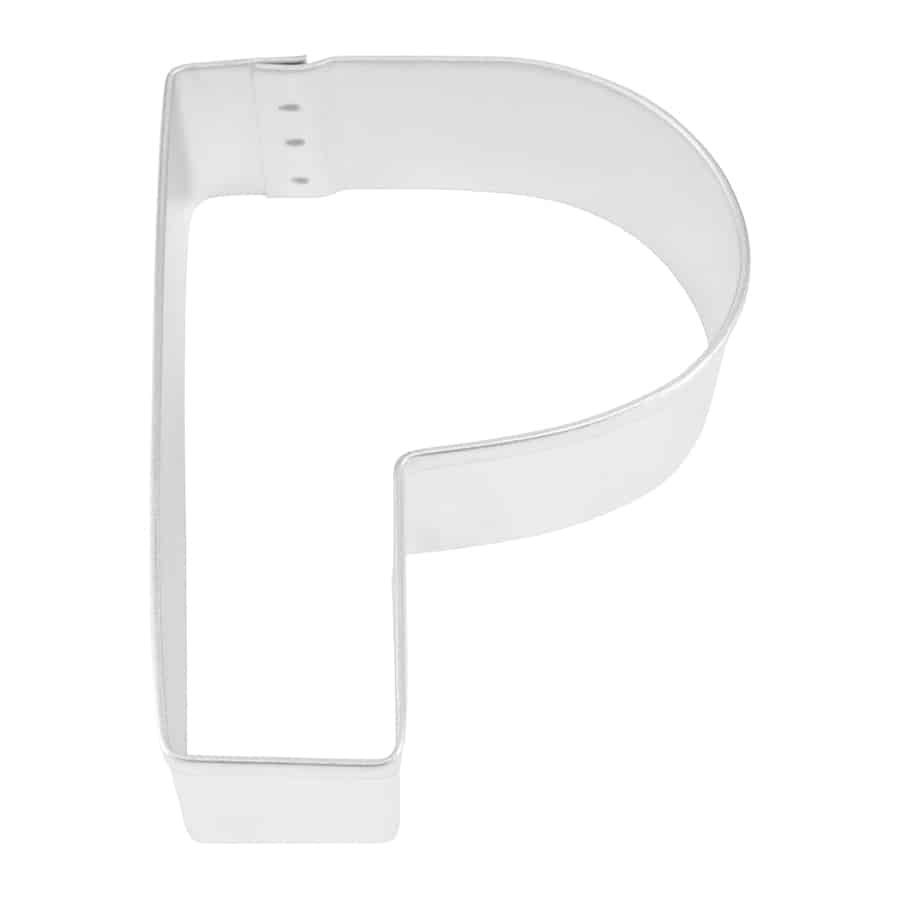 LETTER P COOKIE CUTTER (2.75″)