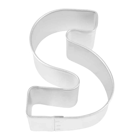 LETTER S COOKIE CUTTER (3″)
