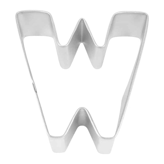 LETTER W COOKIE CUTTER (2.75″)