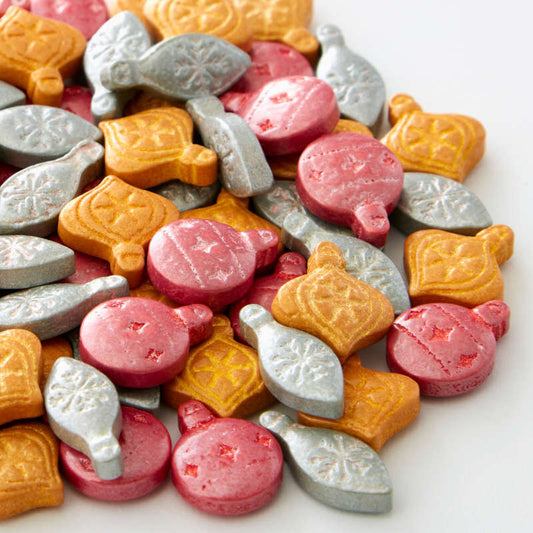 Christmas Ornament Sprinkles for Treats and Gingerbread Houses, 1.5 oz.