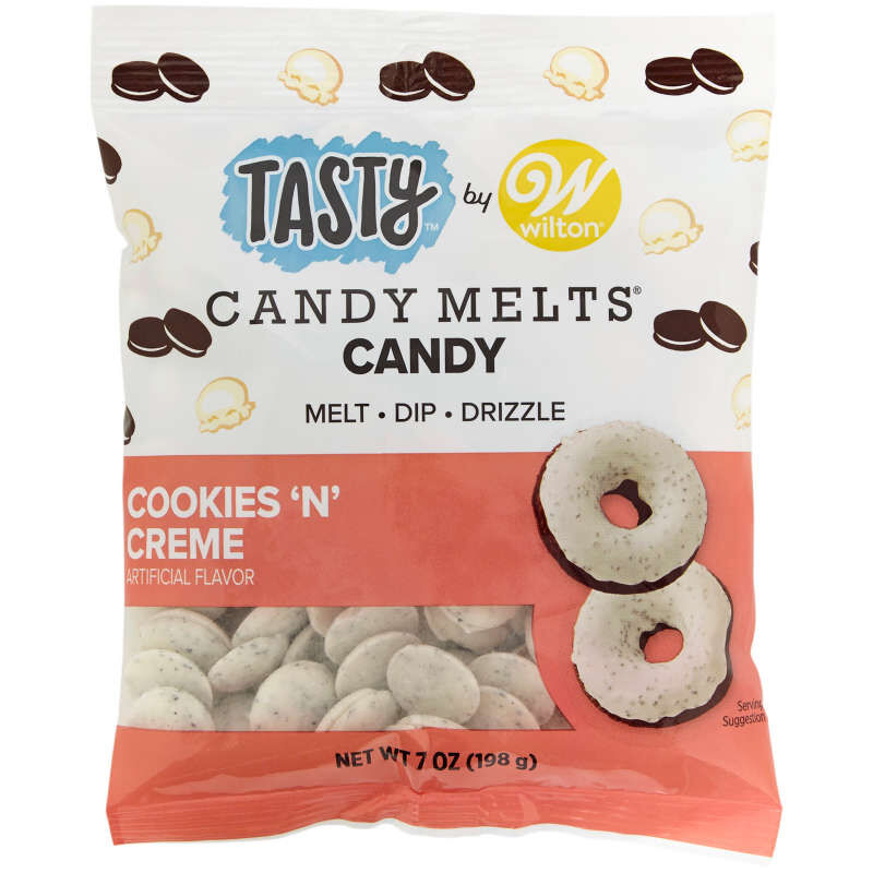Tasty by Cookies 'N Creme Candy Melts Candy, 7 oz.