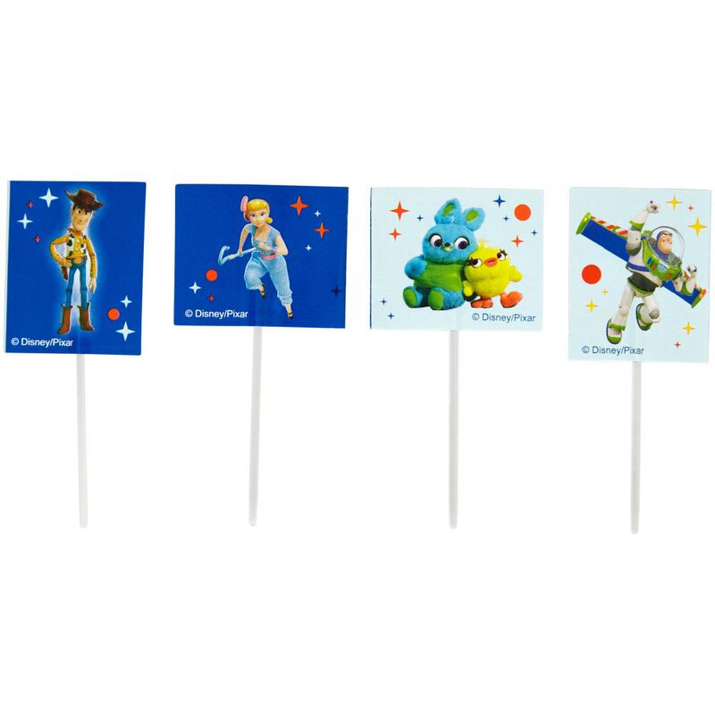 Disney Pixar Toy Story 4 Cupcake Toppers, 24-Count