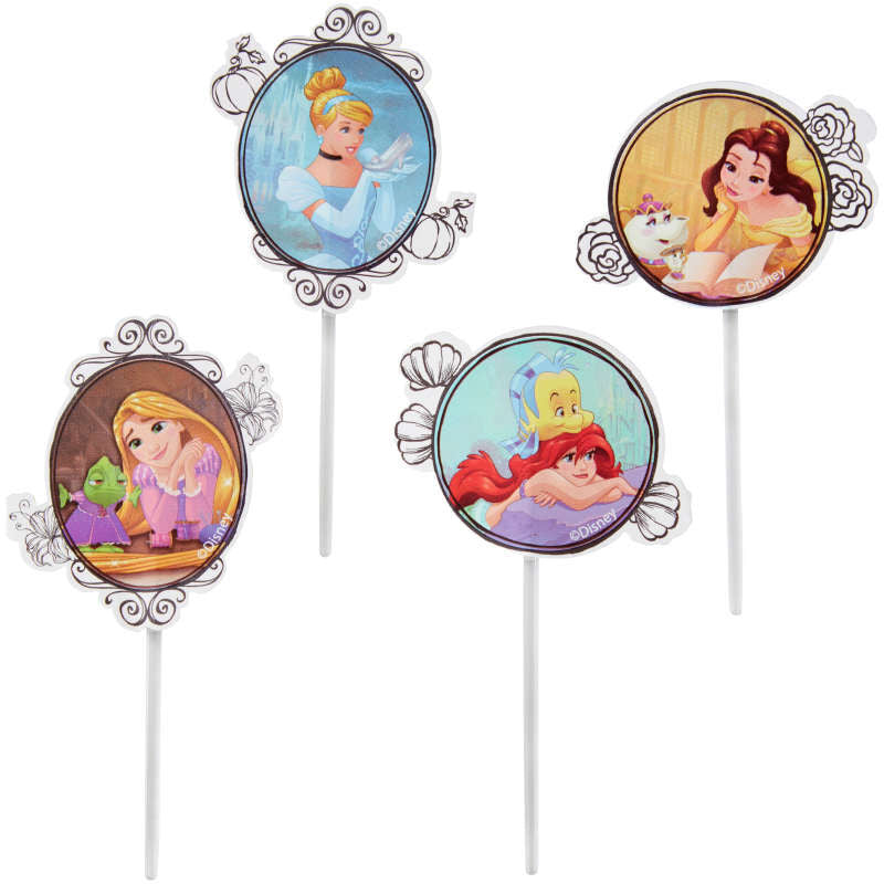 Disney Princess Cupcake Toppers, 24-Count