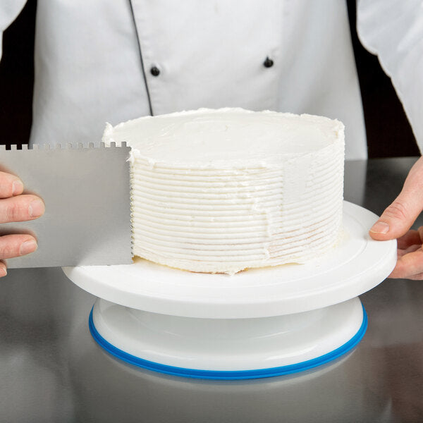 Revolving Plastic Cake Stand with Non-Slip Base