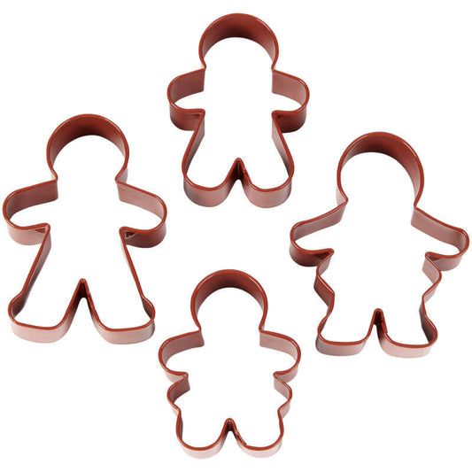 Gingerbread Family Cookie Cutter Set, 4-Piece