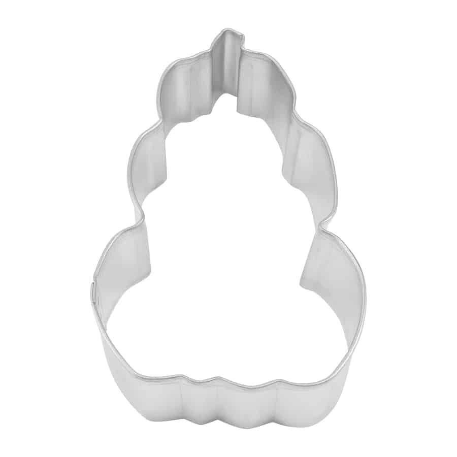 Three Stacked Pumpkins Cookie Cutter 4 in