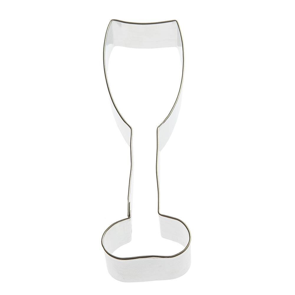 Champagne Glass Cookie Cutter 5 in