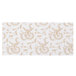 3-Ply Glassine White Candy Box Pad with Gold Floral Pattern