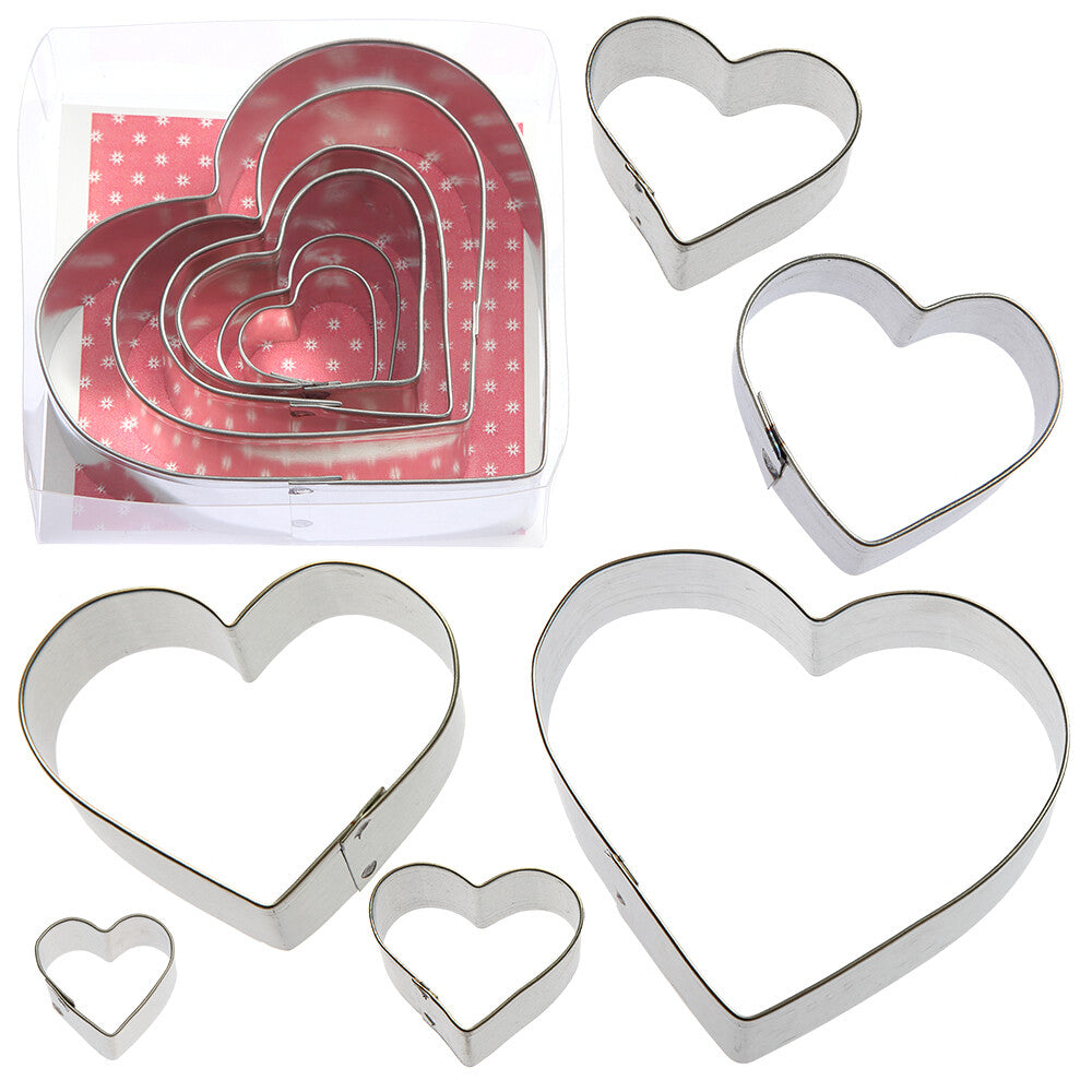 Nested Heart Cookie Cutter 6 Pc Set