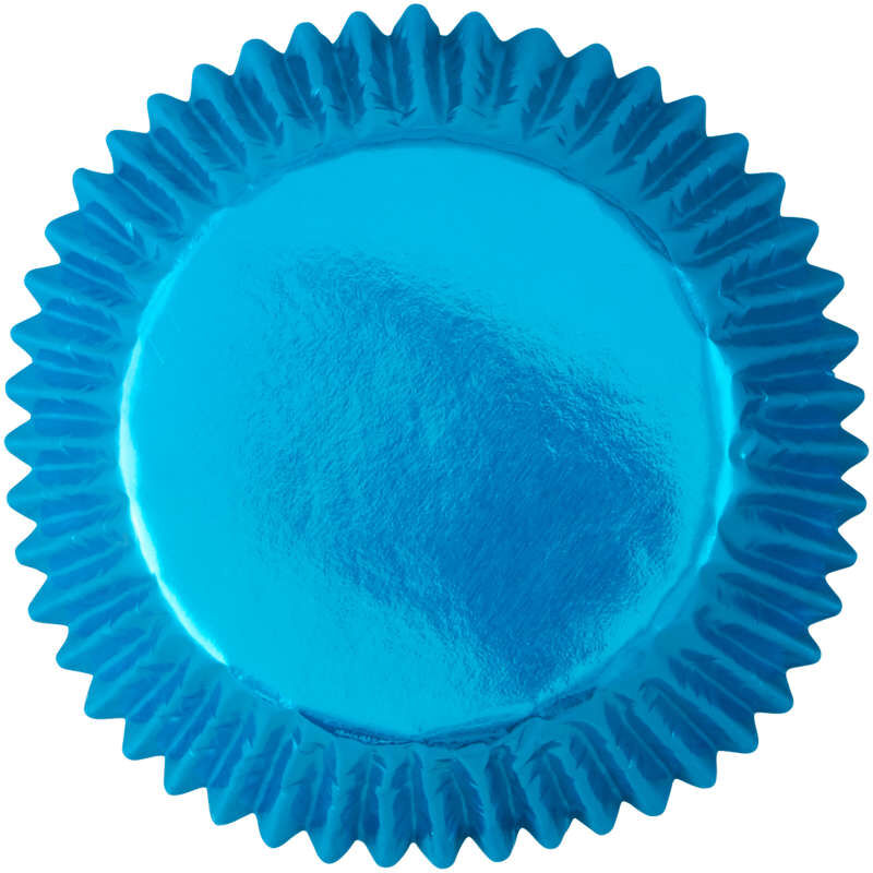 Blue Foil Cupcake Liners, 24-Count