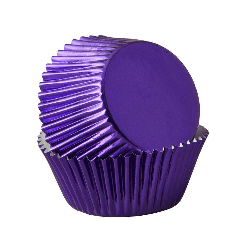 Purple Foil Cupcake Liners, 24-Count