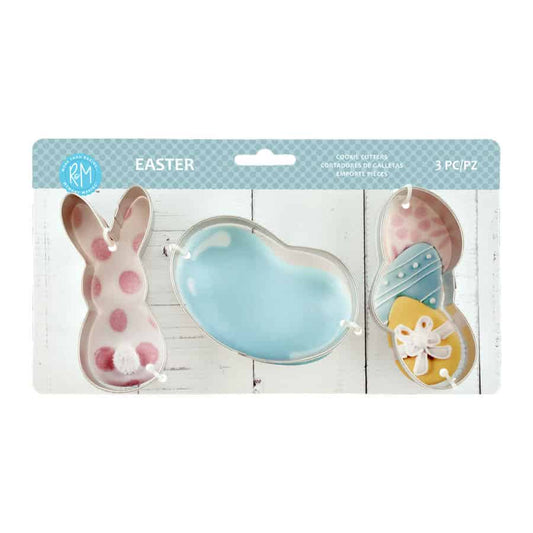 EASTER 3PC COOKIE CUTTER SET