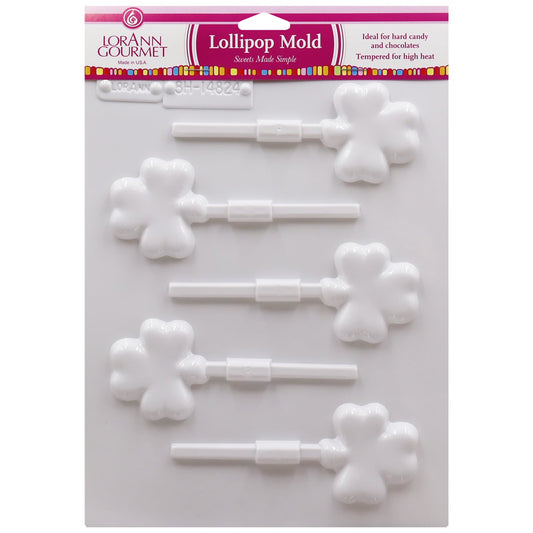 Shamrocks Lollipop Sheet Mold