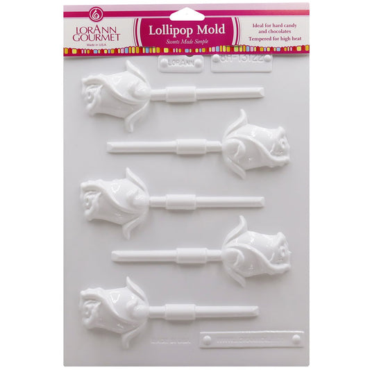 Roses Lollipop Sheet Mold
