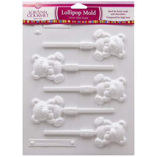 Teddy Bears Lollipop Sheet Mold