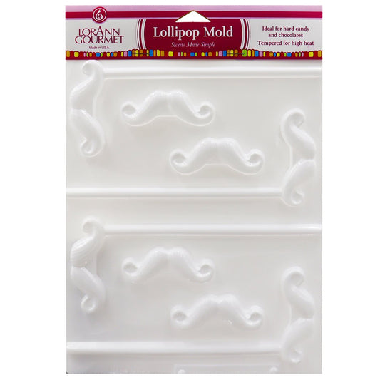 Mustache Lollipop Sheet Mold