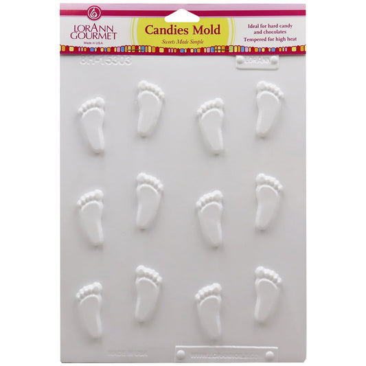 Baby Feet Candies Sheet Mold