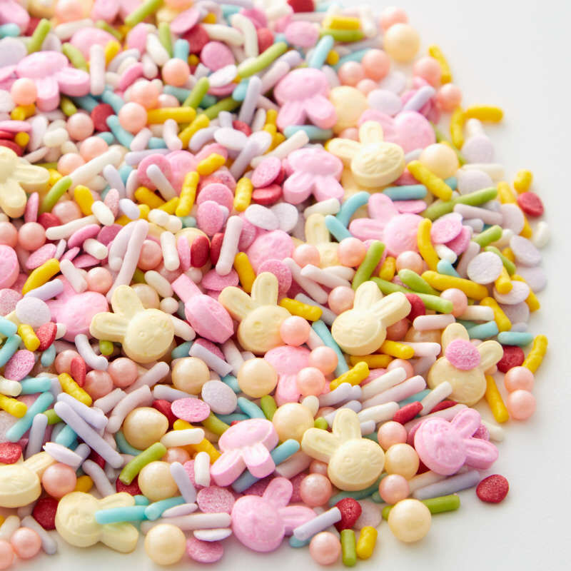Bright Bunny and Jimmies Easter Sprinkles Mix, 3.98 oz.