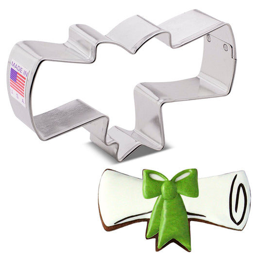 Diploma Cookie Cutter 4 1/4"