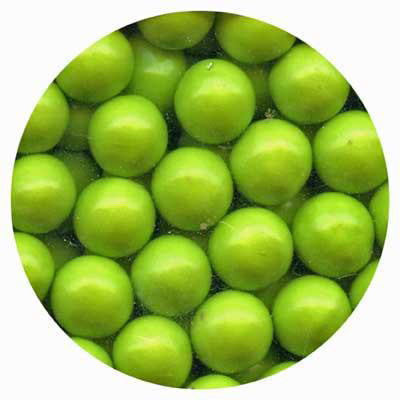 Color It Candy Lime Green Sixlets,4oz