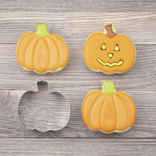 Jack-o-Lantern/Pumpkin Cookie Cutter 2 7/8" x 3"