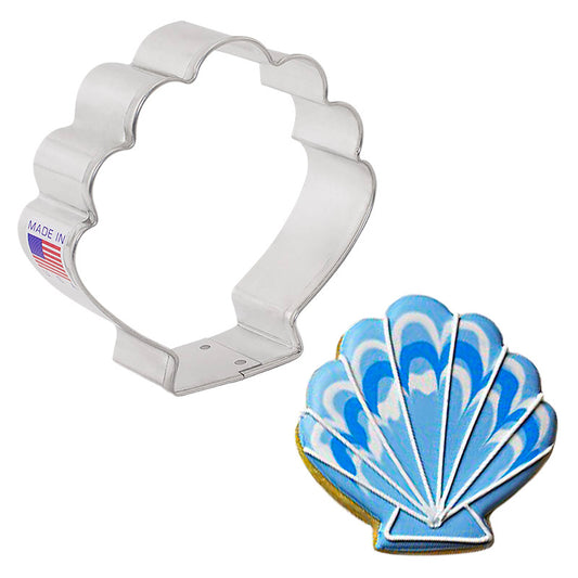 Seashell Cookie Cutter 3 1/4"