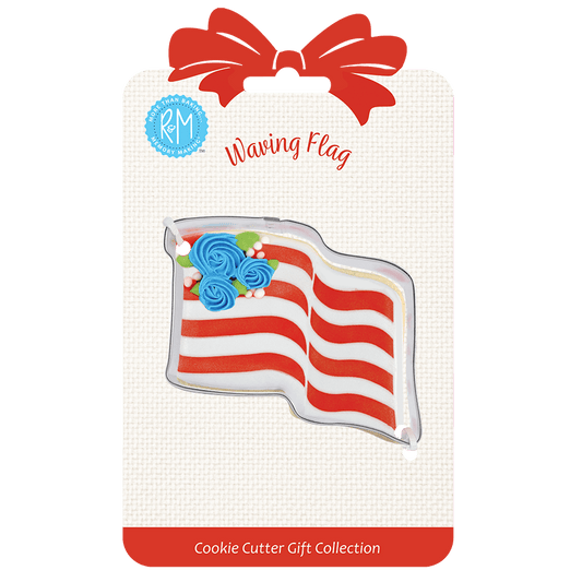 WAVING FLAG COOKIE CUTTER 3″ CARDED